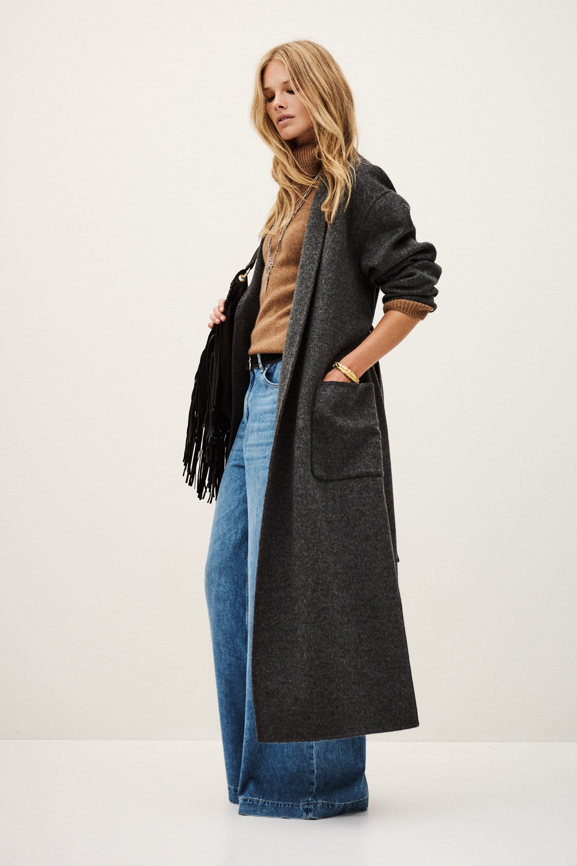 BA&SH KAY COAT at Romi Boutique