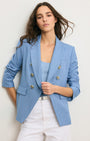 Veronica Beard MILLER PINSTRIPE DICKEY JACKET at Romi Boutique