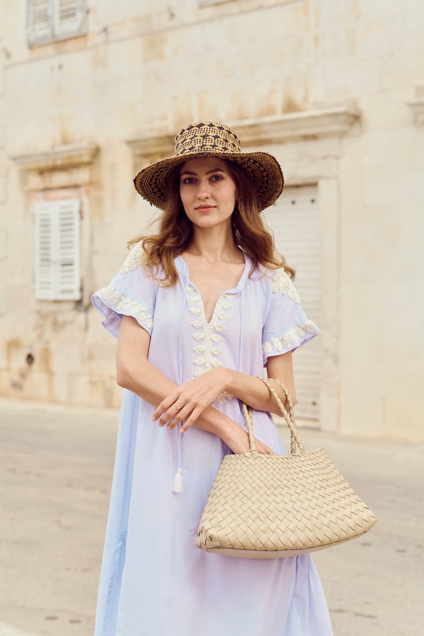 SANTA CROCE BIG IN PEARL - Romi Boutique