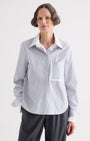 TWP Double Layer Boyfriend Shirt at Romi Boutique