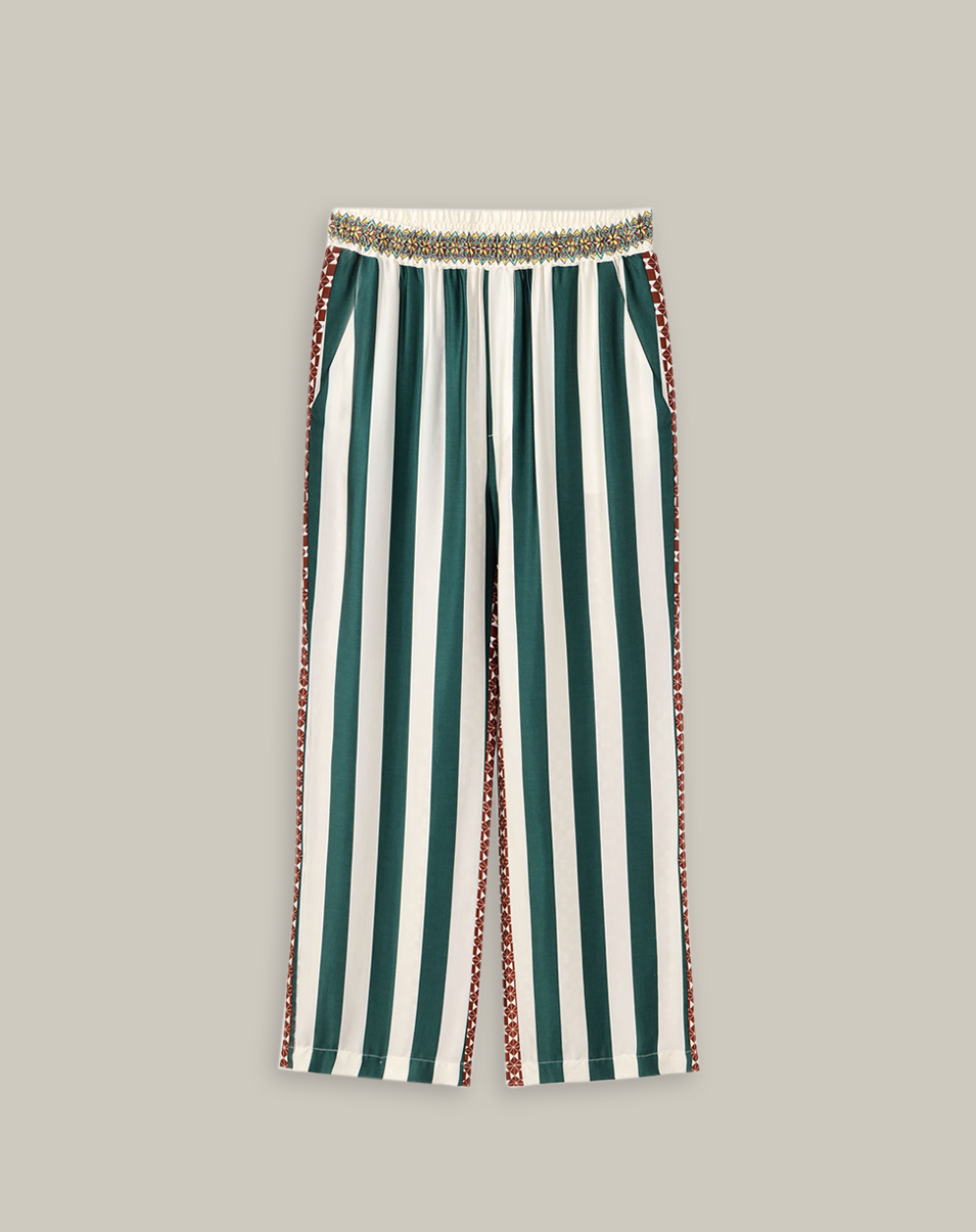 BAILEY STRAIGHT PANTS IN SPORTY JADE