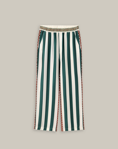 BAILEY STRAIGHT PANTS IN SPORTY JADE