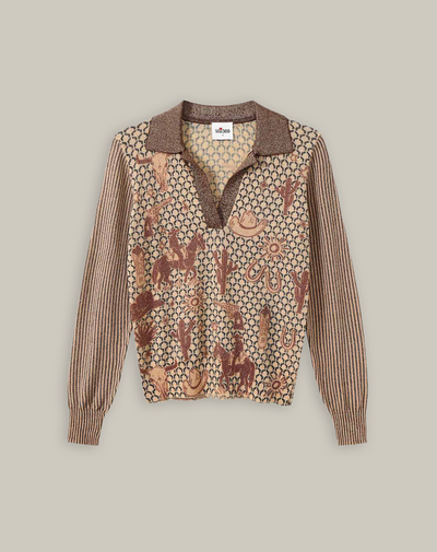 MILLIE POLO KNIT IN RODEO