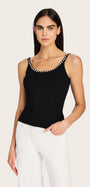 Generation Love IRIS CRYSTAL TANK TOP at Romi Boutique