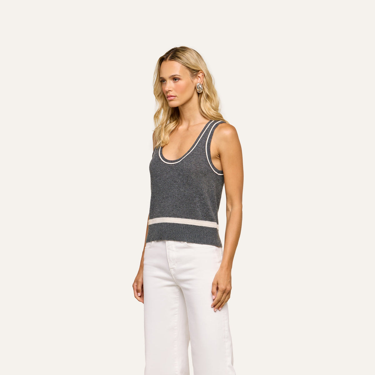 L'Agence Filou Cashmere Tank at Romi Boutique