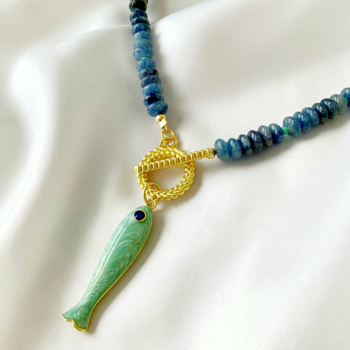 Romi Fish Alley Toggle Necklace at Romi Boutique