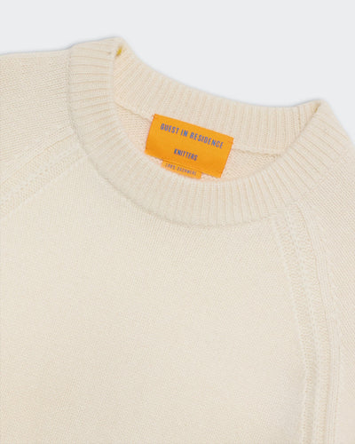 SCULPTED CREW IN CREAM
