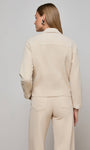 L'Agence JANELLE SLIM RAW JACKET at Romi Boutique
