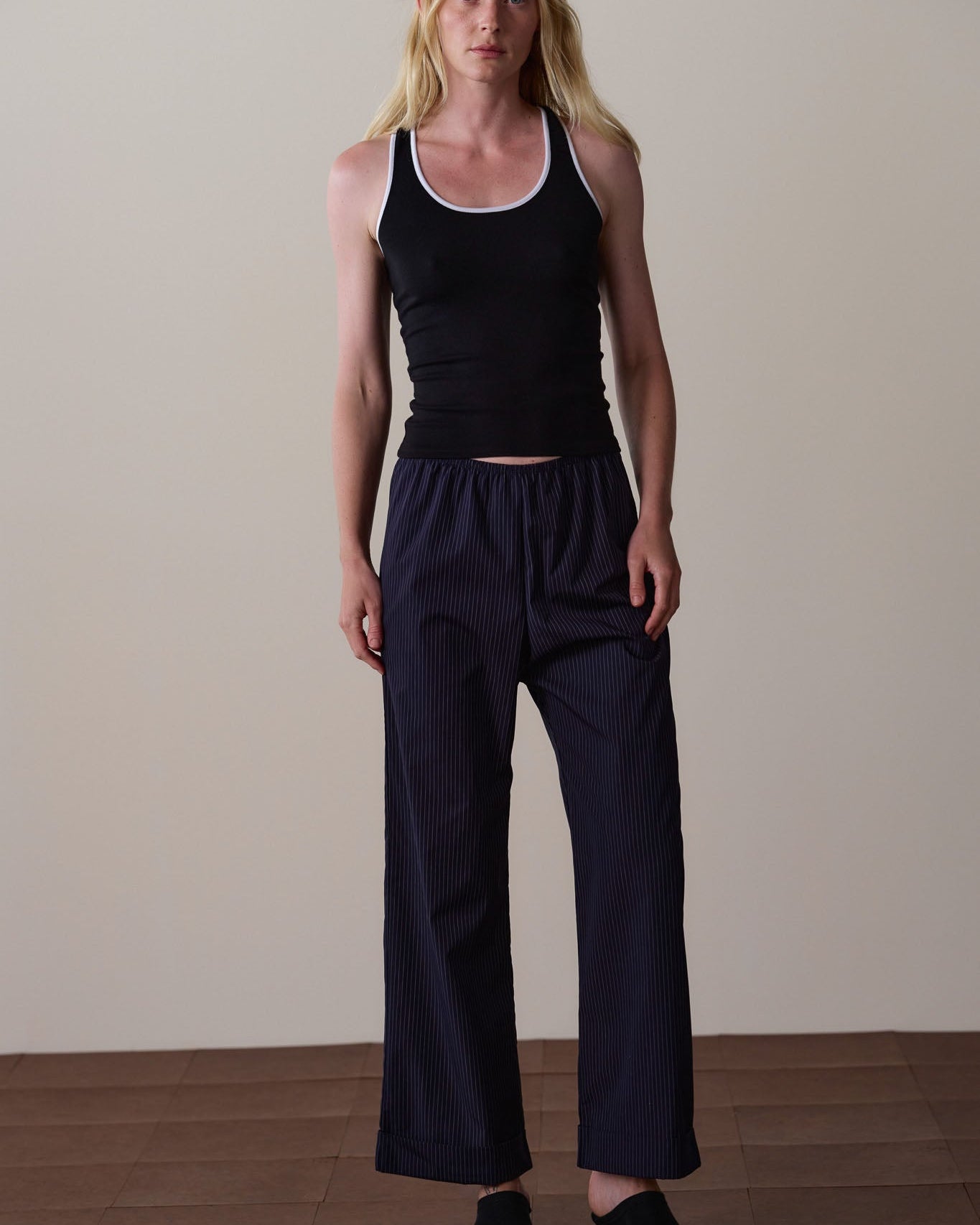 The Pop Pinstripe Simple Pant