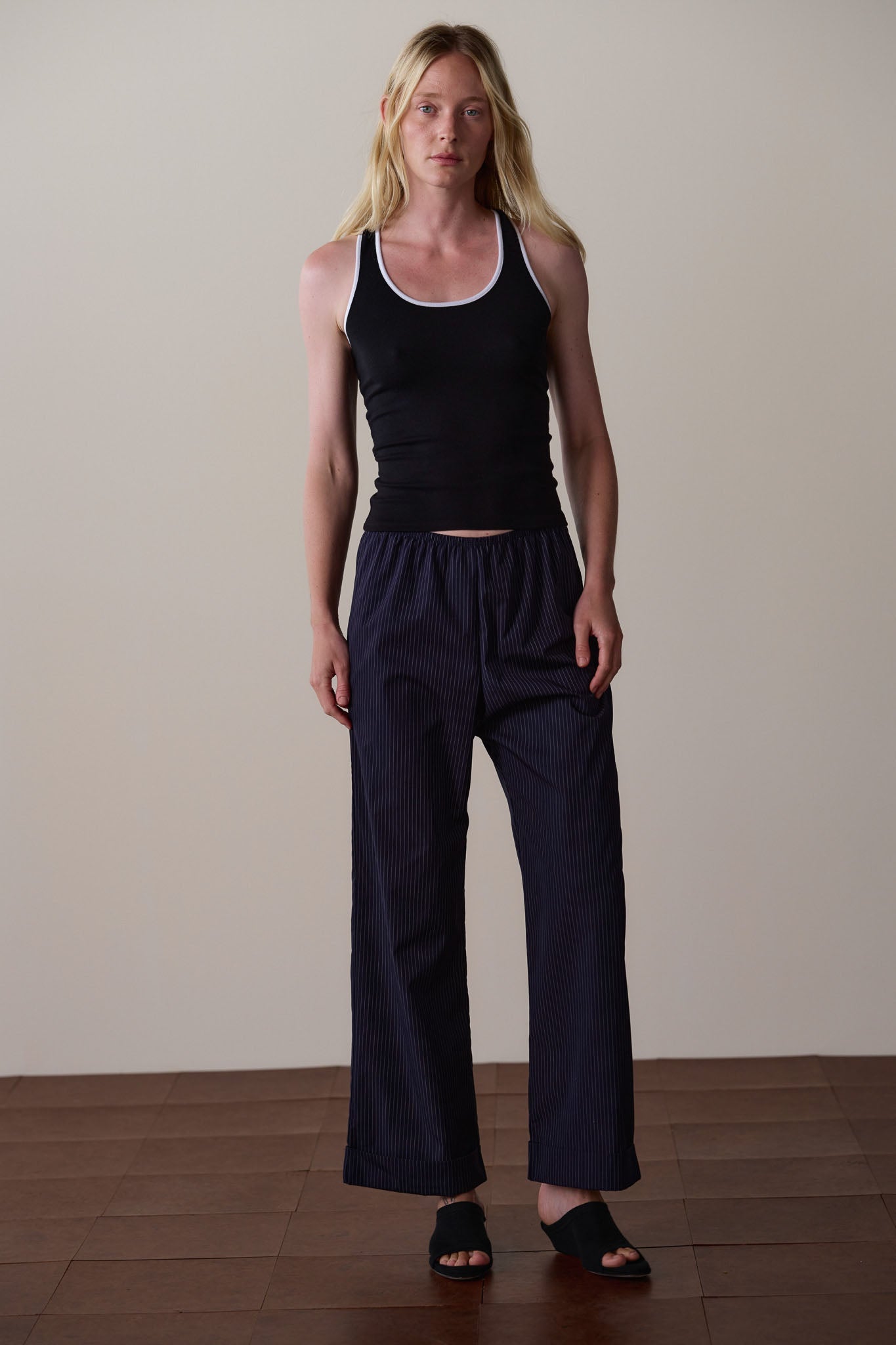 The Pop Pinstripe Simple Pant