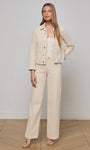 L'Agence JANELLE SLIM RAW JACKET at Romi Boutique