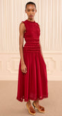 Ulla Johnson Etta Sleeveless Silk Dress at Romi Boutique
