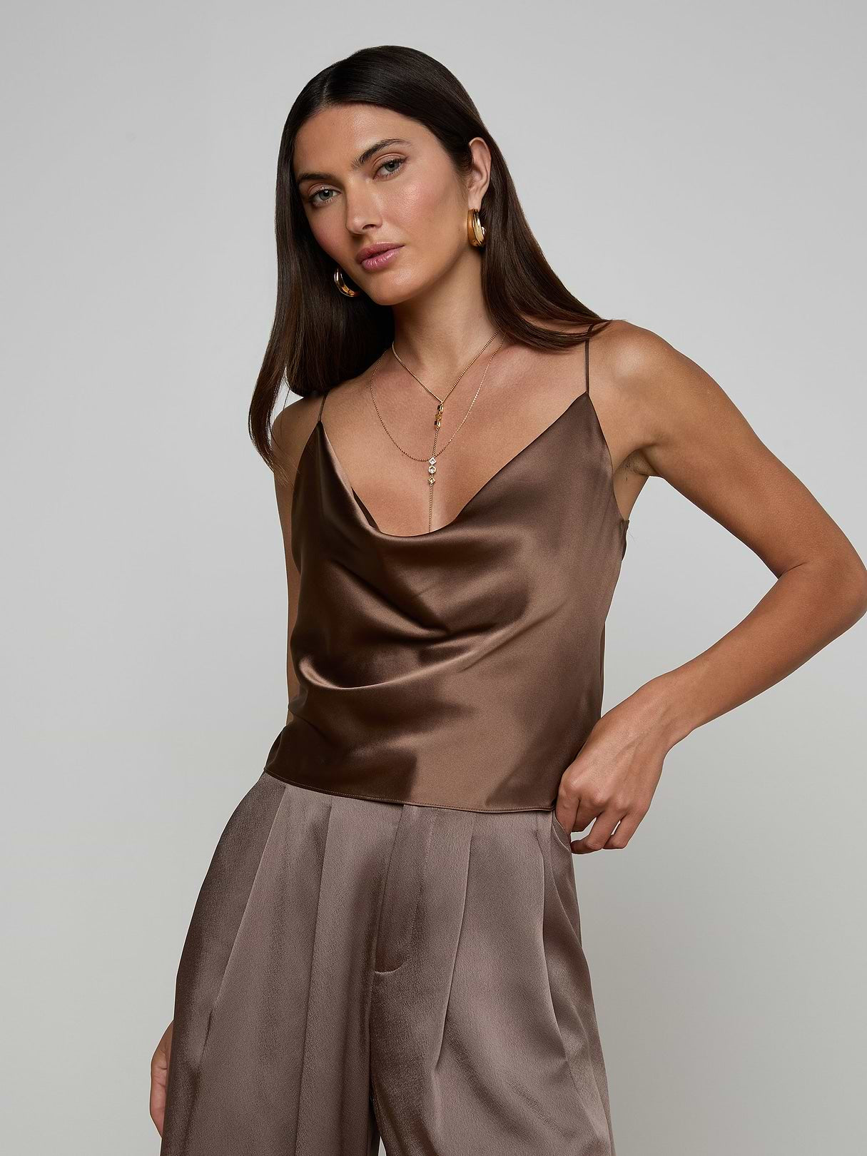 CALISTA SILK CAMISOLE by L'Agence - Romi Boutique