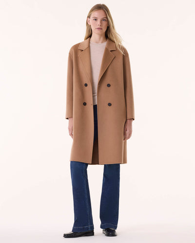 KAKU COAT IN CAMELO BROWN