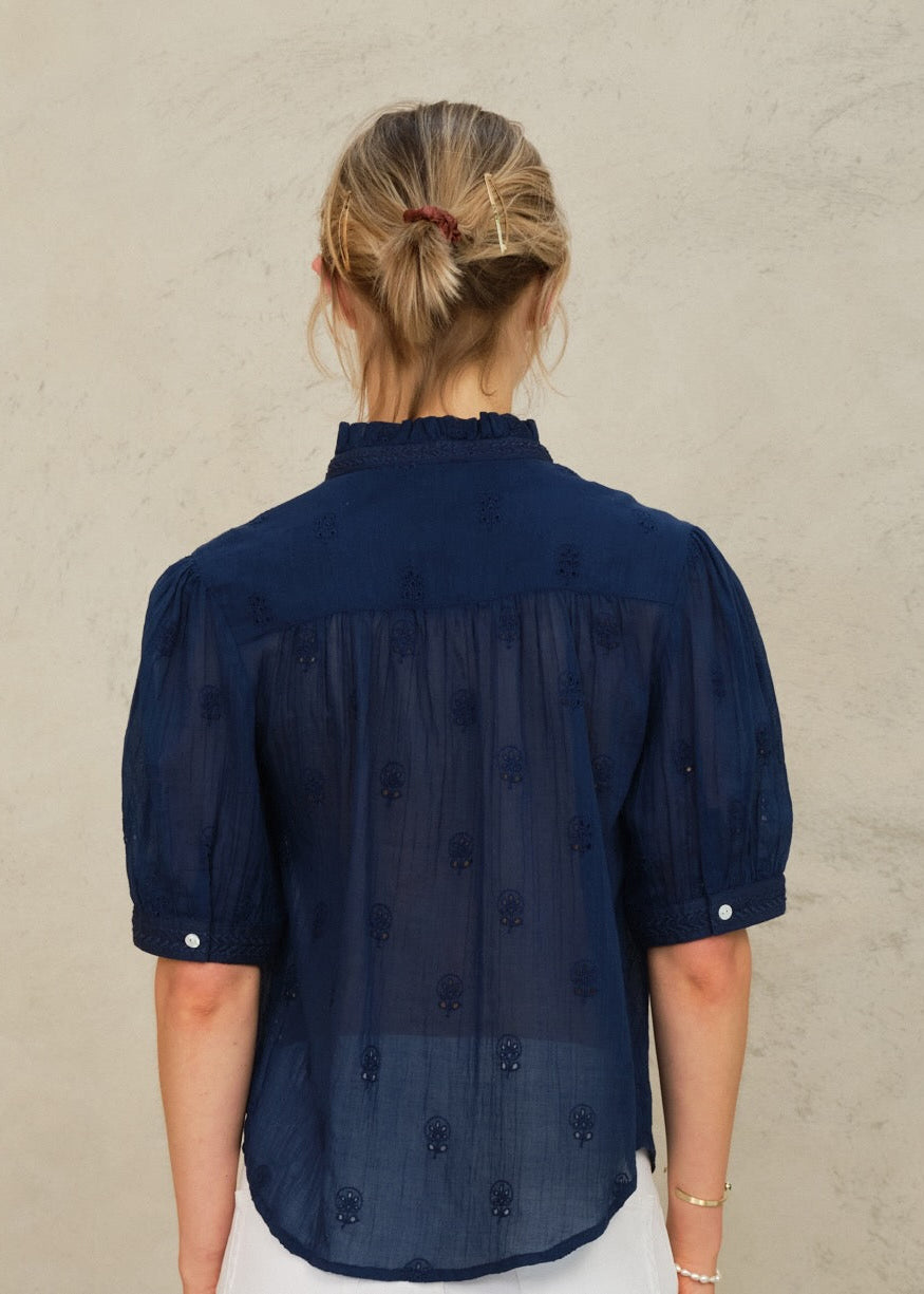 Mabe Frani Short Sleeve Top at Romi Boutique