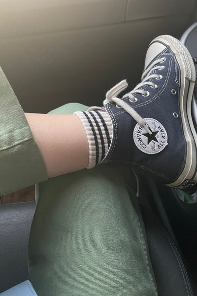 GIRLFRIEND SOCKS IN OATMEAL - Romi Boutique