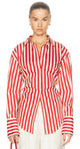 SIMON MILLER LOCH POPLIN BUTTON UP at Romi Boutique