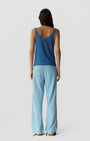 Guest In Residence FINE STRIPE TANK at Romi Boutique