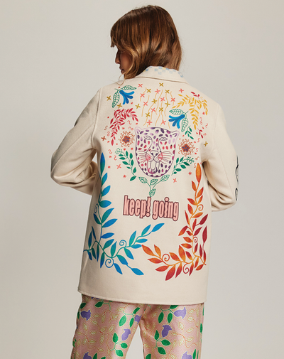 JULIANA WOOL JACKET IN SHIPIBO