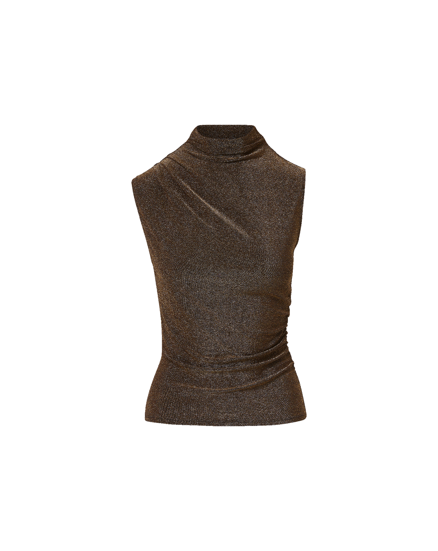 MYLIE SLEEVELESS TOP IN GOLD