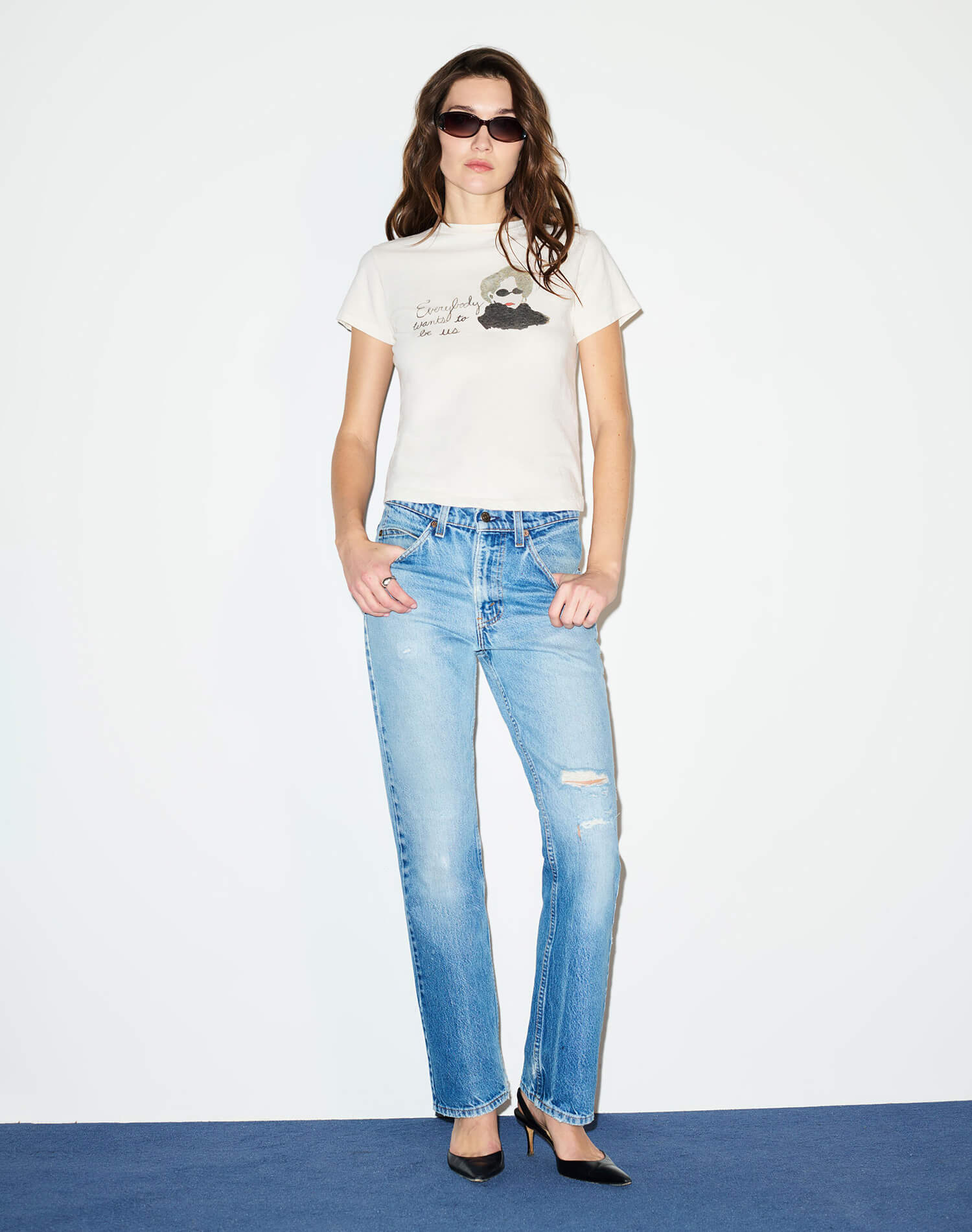 Re/Done Classic Tee Everybody at Romi Boutique