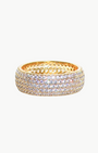 Native Gem Mini Billionaire Ring In Gold at Romi Boutique