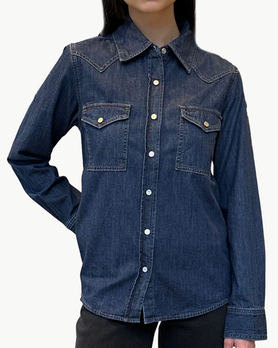 COWBOY TAKE ME AWAY SHIRT IN DARK STONE - Romi Boutique