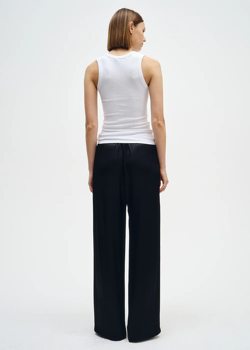 Enza Costa TEXTURED RIB SLEEVELESS U at Romi Boutique