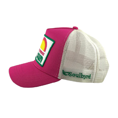 HERE COMES THE SUN TRUCKER IN PINK