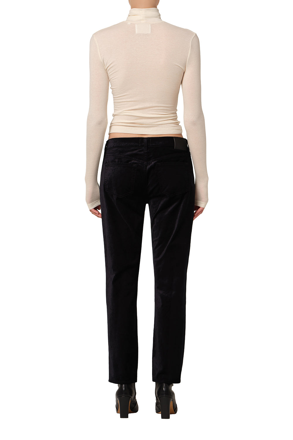 Anissa Velvet Straight Leg Jean