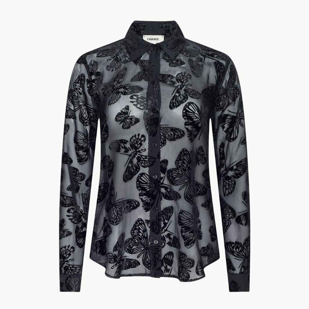 Laurent Velvet Blouse