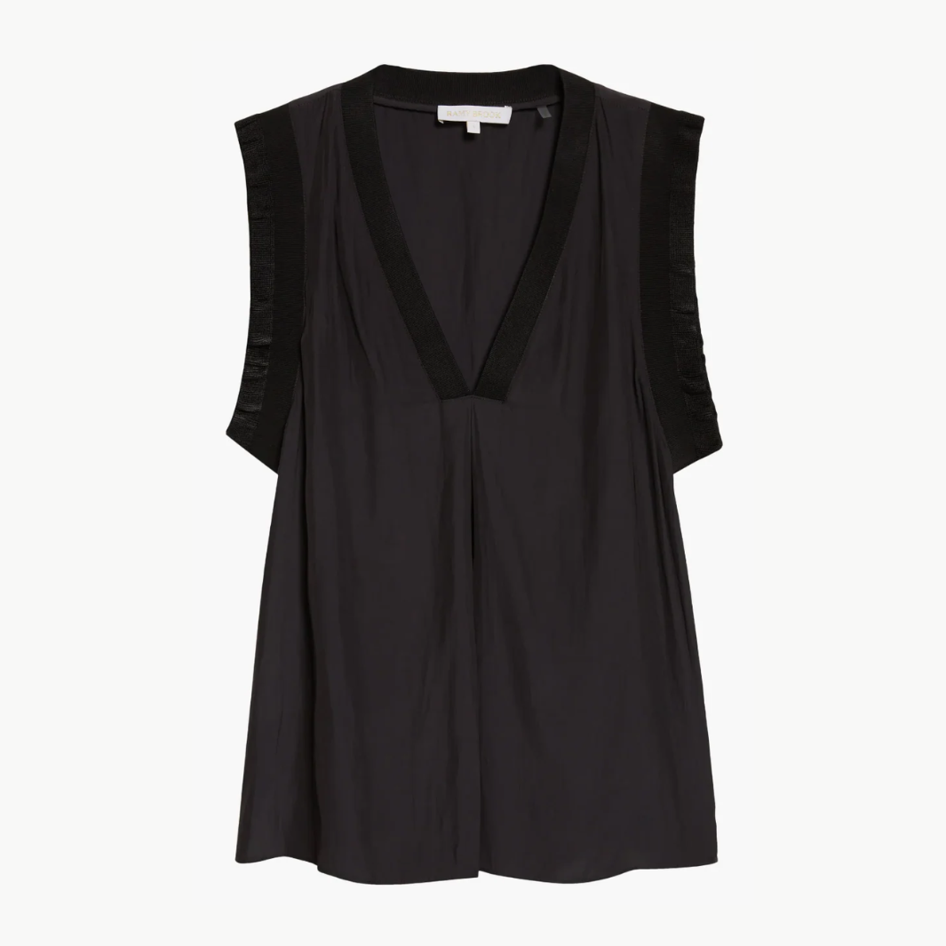 Ramy Brook ZANDRA V-NECK TANK at Romi Boutique
