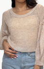 Brazeau Tricot Ballet Topper at Romi Boutique