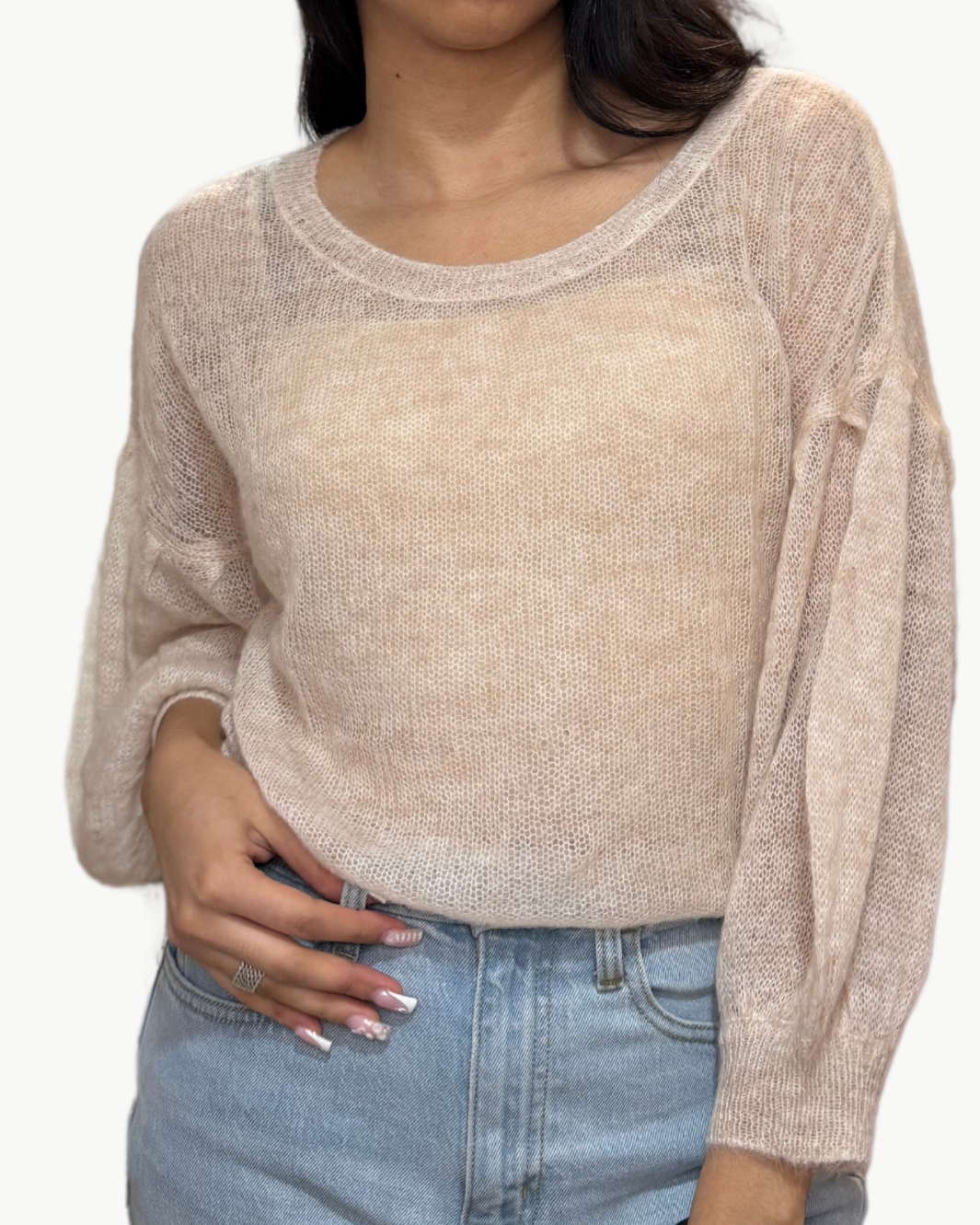 Brazeau Tricot Ballet Topper at Romi Boutique