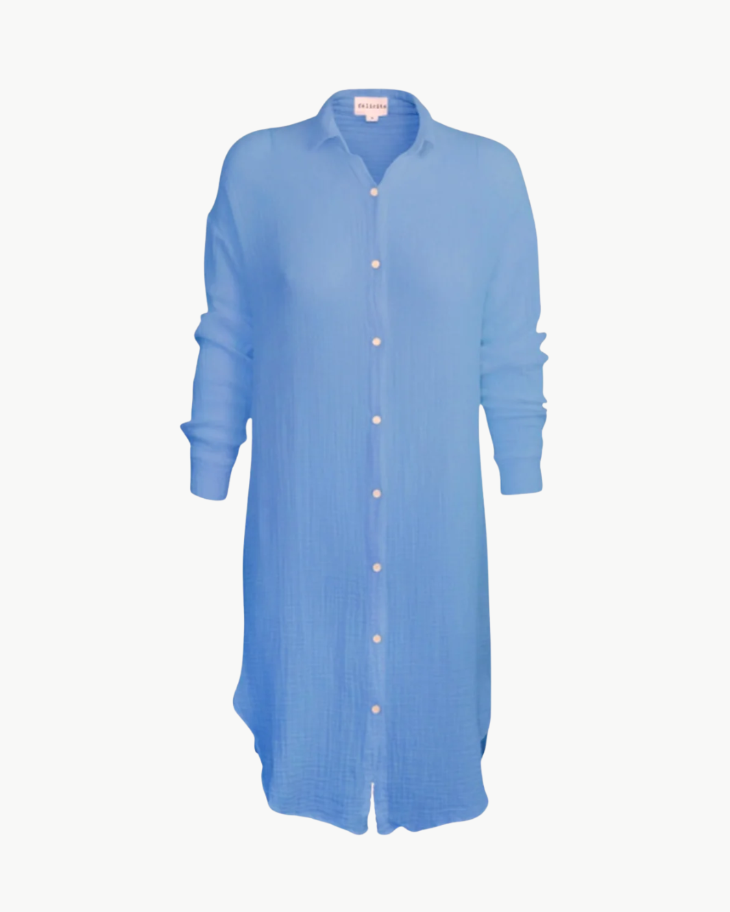 BOYFRIEND TUNIC DRESS GAUZE - Romi Boutique