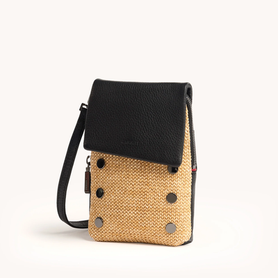 VIP MOBILE IN CHAPARRAL RAFFIA/GUNMETAL