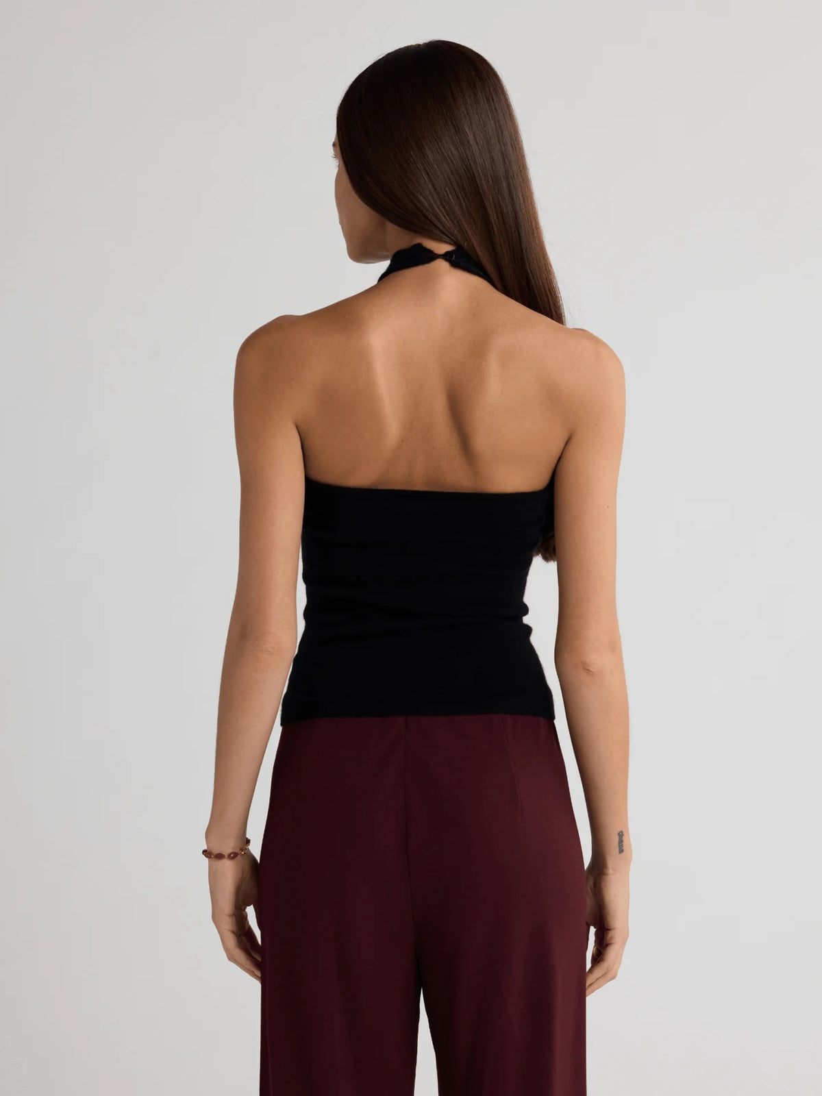 W.Cashmere Rosalie Halter Top at Romi Boutique