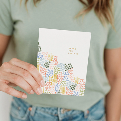 THANK YOU BUNCHES GREETING CARD - Romi Boutique
