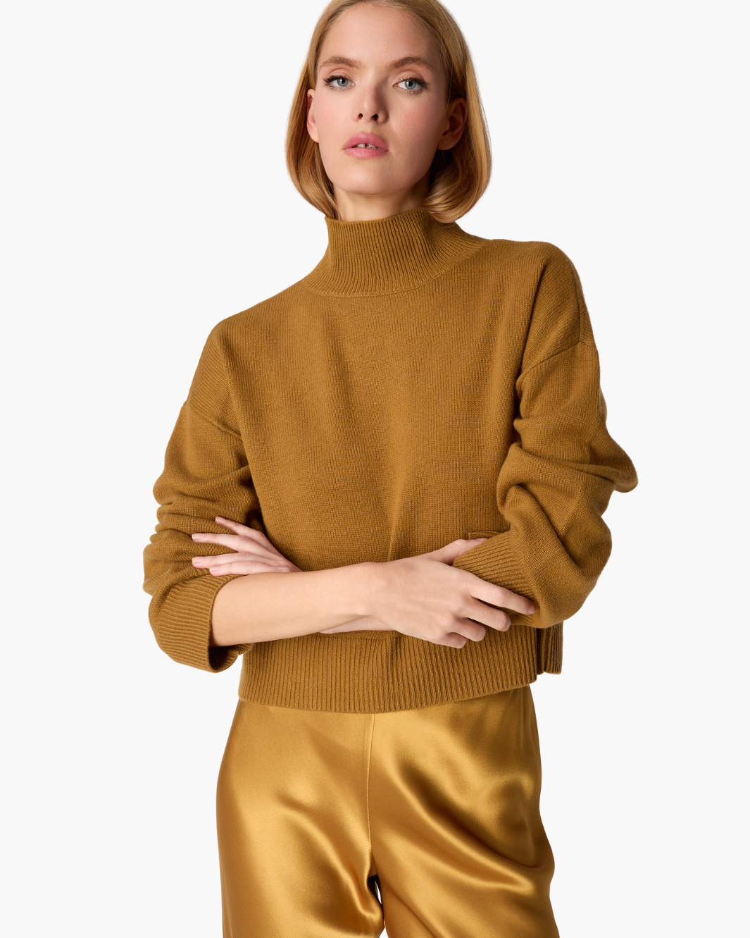Catherine Cashmere Cropped Sweater