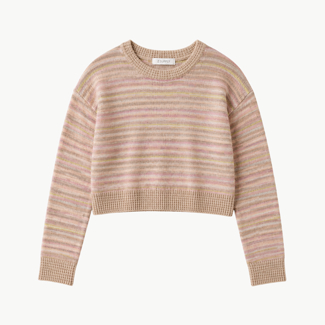 Stevie Shrunken Crewneck Pullover