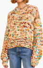 Ulla Johnson MAUDE MULTICOLOR KNIT PULLOVER at Romi Boutique