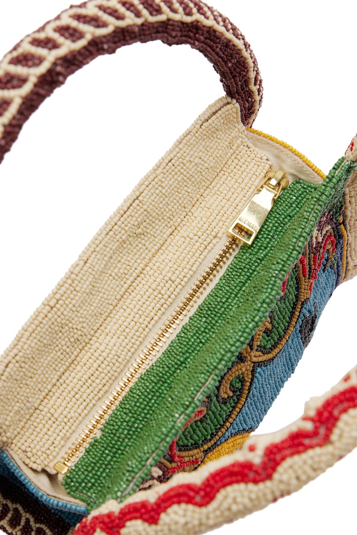 Alemais Ace Beaded Barrel Bag at Romi Boutique