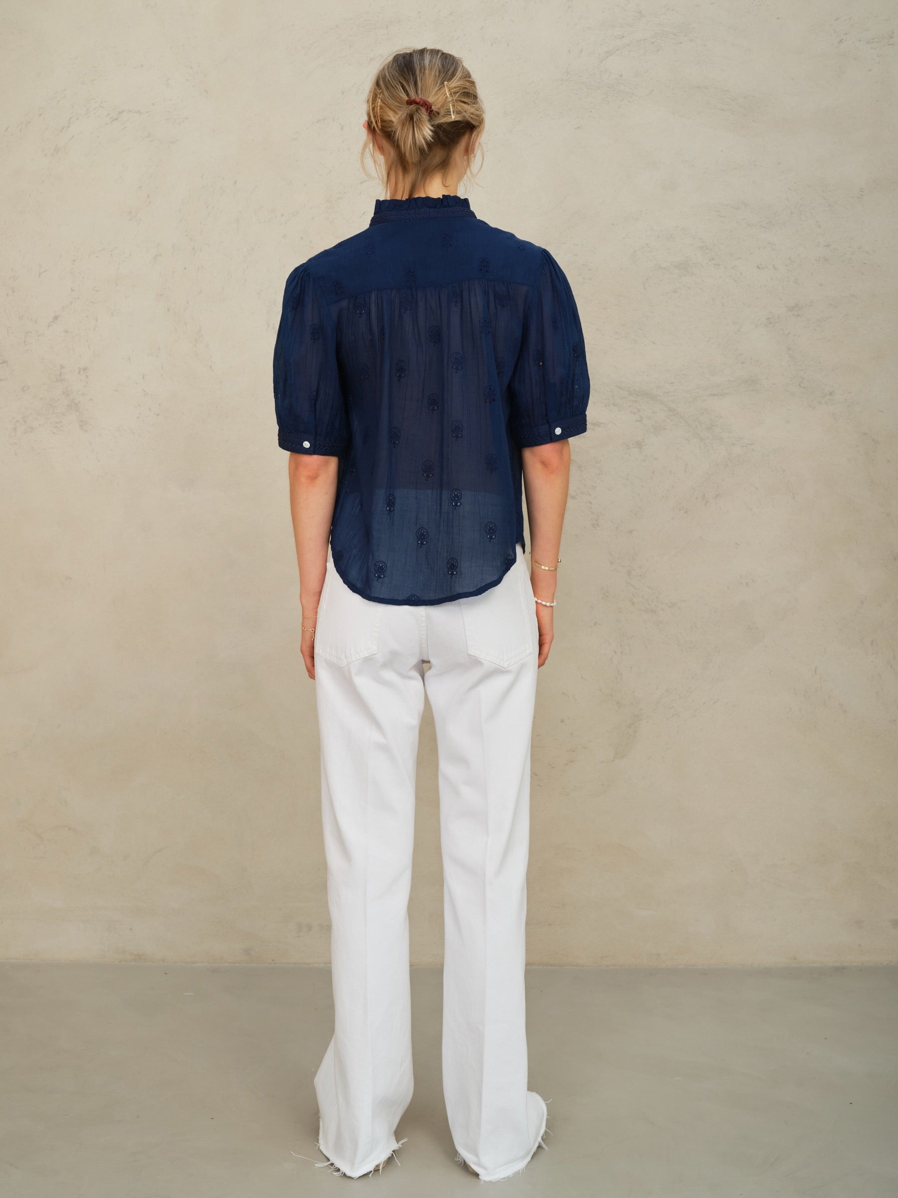 Mabe Frani Short Sleeve Top at Romi Boutique