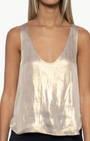 Zadig & Voltaire TARYS SATIN TANK TOP at Romi Boutique