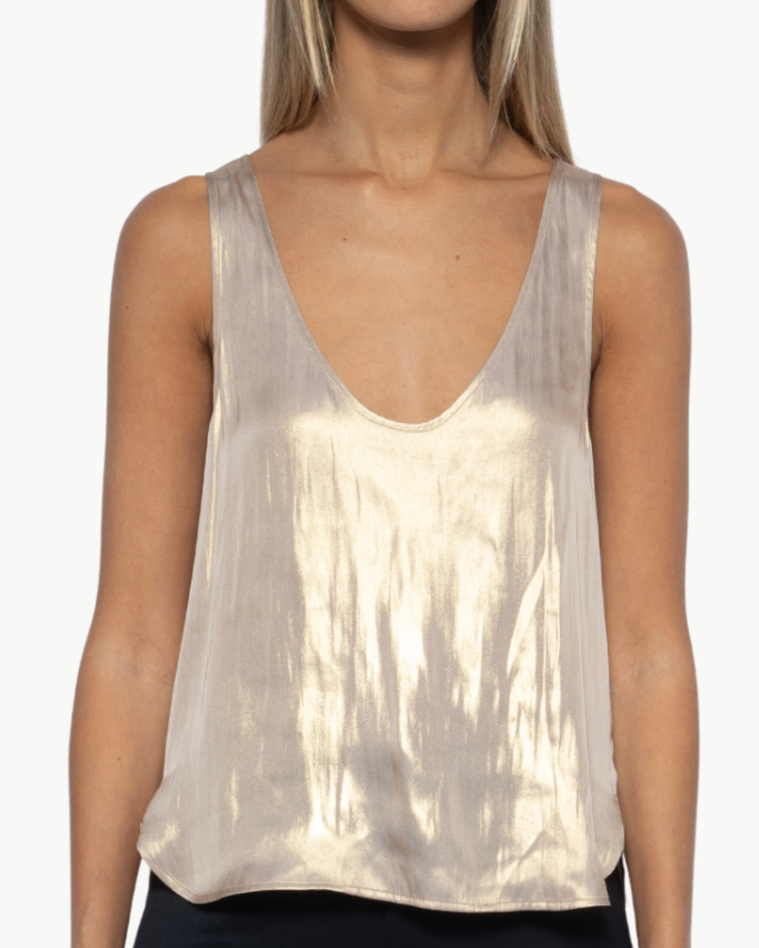 Zadig & Voltaire TARYS SATIN TANK TOP at Romi Boutique