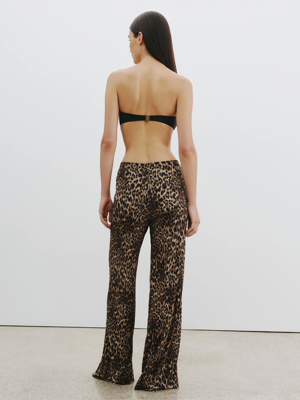 ADRIEL PANT IN VINTAGE LEOPARD PRINT