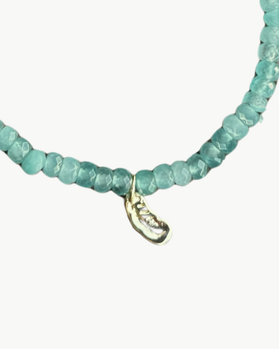 SKINNY CHARM BRACELET IN TURQUOISE