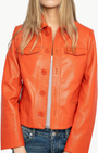 Zadig & Voltaire Liam Leather Jacket at Romi Boutique
