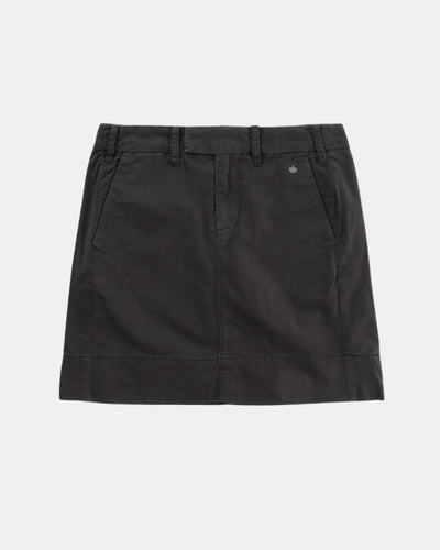 EVERYDAY MINI SKIRT IN WASHED BLACK - Romi Boutique
