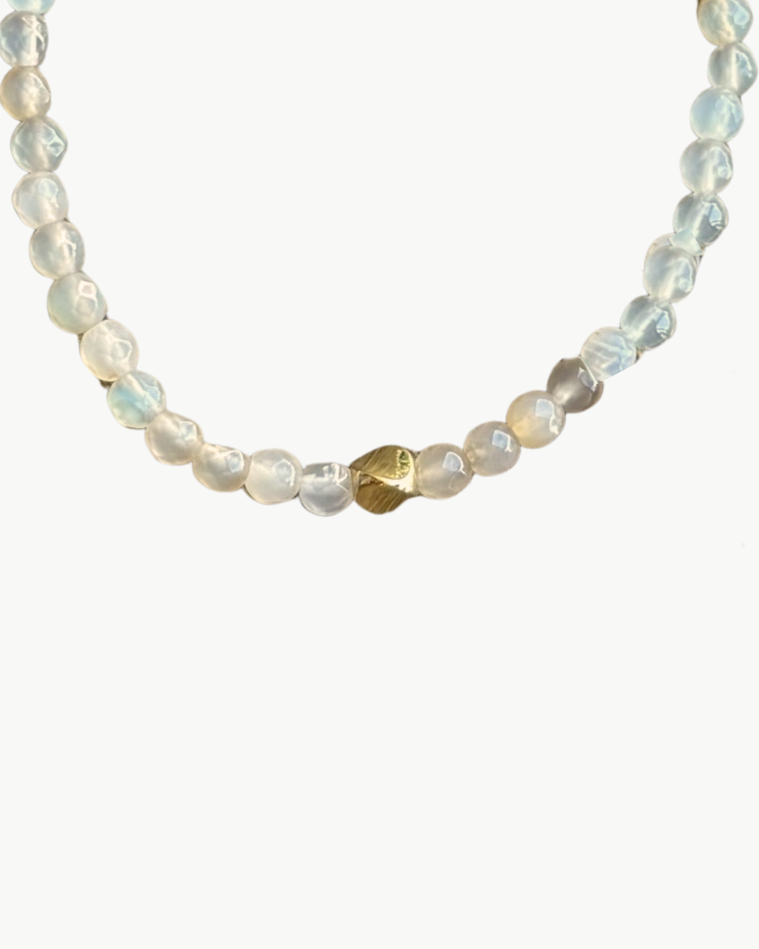 SKINNY CHARM BRACELET IN FADED CLEAR